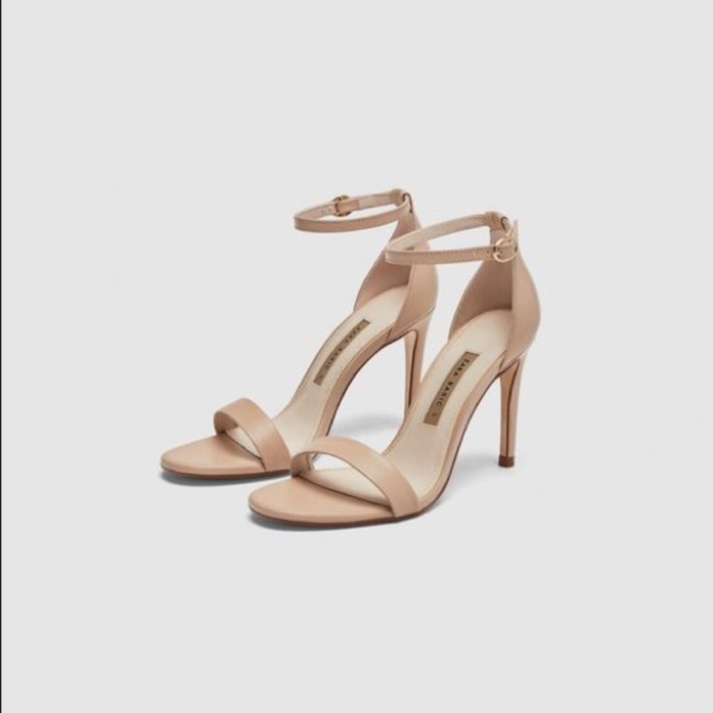 Zara Strappy High Heel Sandals